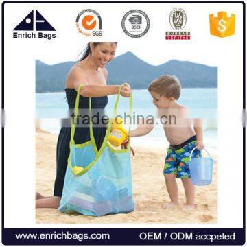 Foldable sand away mesh beach bag                        
                                                Quality Choice