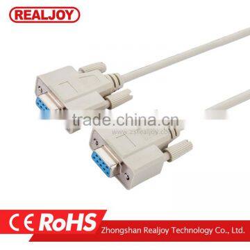 2016 hot sale 9 pins female to female 1.5m DB db9 cable