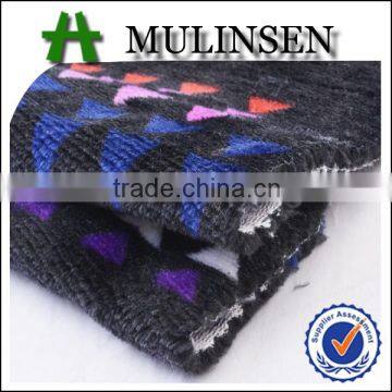 Shaoxing Mulinsen tricot printed polyester single side flannel knitted fabric