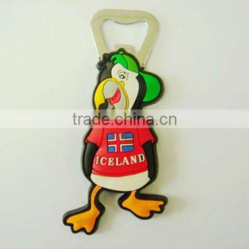 Promotion special soft PVC 3D beer bottle opener