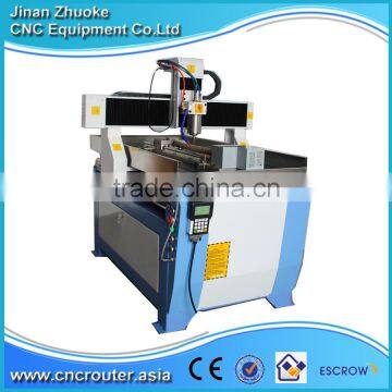 4th Axis Small Desktop Cheap Advertising CNC Router 6090 Medium Size With 2200W Spindle DSP Handle Control 600*900MM