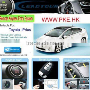 Car Alarm with Remote Engine Start Built-in and Push Button Start Car for Toyota Prius