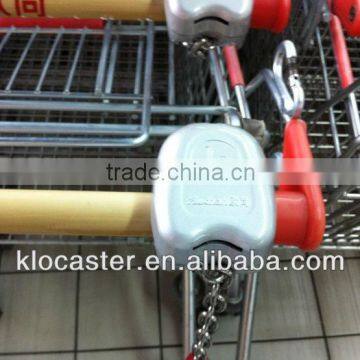 Shopping trolley lock