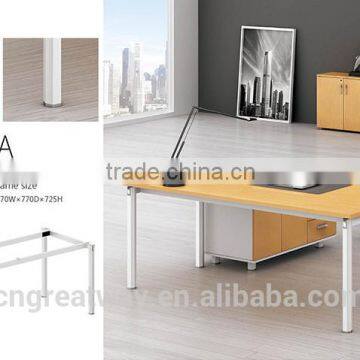 2016 GUANGZHOUwooden manager office table designs executive wooden office desk(QE-37A-1)