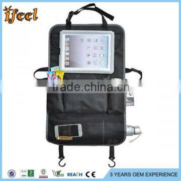 Top Selling Kids Car Back Seat Organizer For Ipad Tablet PC