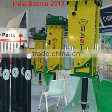 SANHA S135S hydraulic rock breakers of excavator