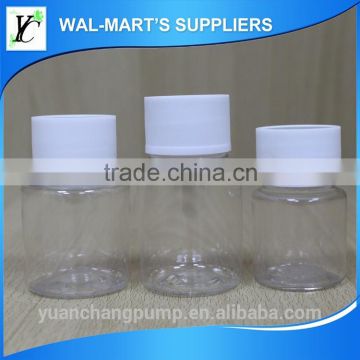 33/410 5cc lotion bottle , round plastic bottles