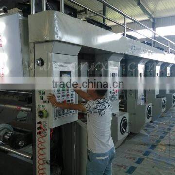 Automatic computer register and PLC control rotogravure printing machine