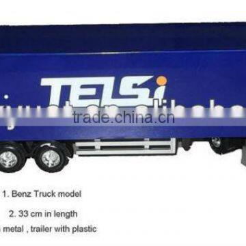 1:50 metal long haul trailer truck toy