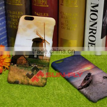 SUN-FLY 2015 NEW 3D Sublimation Matte Phone back for IPhone 6S cases