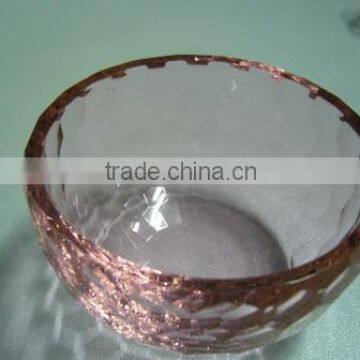 beautiful clear crystal bowl , for home decoration and wedding gift