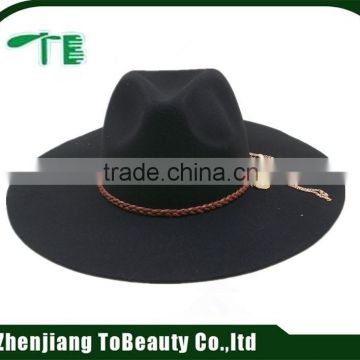 mountain man wool felt fedora hat blank wholesale