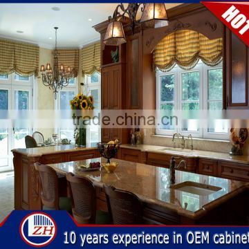 European Style Waterproof PVC Modular Kitchen Designs in High Quality