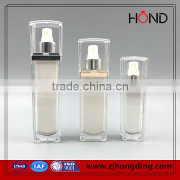 wholesale acrylic bottle purple color 30ml 50ml 80ml 120ml bottles skincare transparent brand name face cream bottle