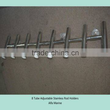 8 Tube Adjustable Stainless Rod Holders photo-2