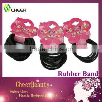 different size black rubber bands for lady