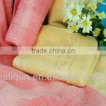 100% Bamboo Fiber Towel Colorful Towel Home Terry Towel