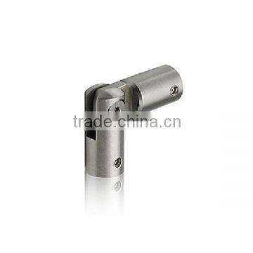 Adjustable Stainless steel 90-180 degree handrail fitting,pivot,cross bar holder