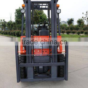 2.5 Ton LPG Gasoline Hydraulic Forklift With 3m Full Free Mast With Side Shift With Dual Fuel With LPG Cylinder photo-5