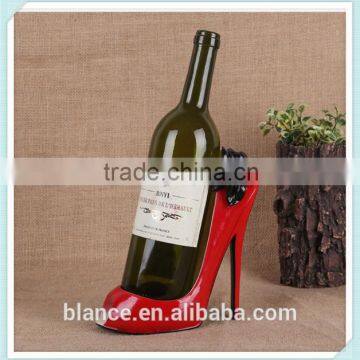 polyresin high heel shoe wine bottle holder