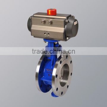 pneumatic 3-eccentric butterfly control valve