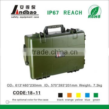 Plastic waterproof protective equipment case