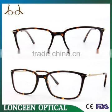 G3734-LQ0133 classical reading glasses thin acetate & metal frames