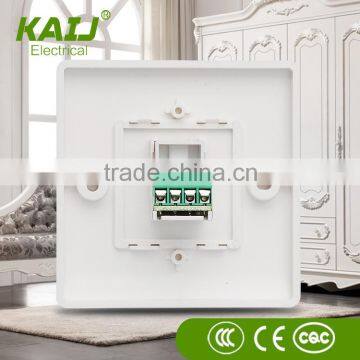 China Manufacture PC Material Electrical Telephone Socket Outlet photo-2