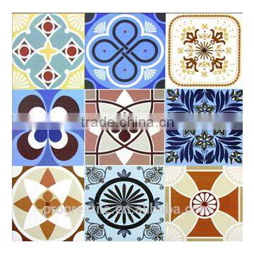 flower design tiles, living room tiles design, digital printing ceramic tile flooring (PMTR66017)