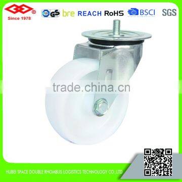 80mm Withe plastic industrial caster wheel