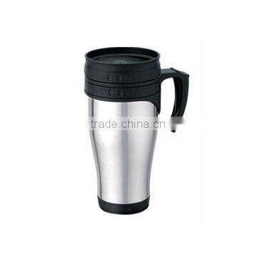 Customed Promotion Plastic Travel Mug With Stainless Steel Outer photo-1
