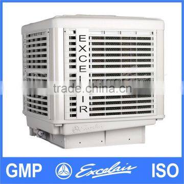 Industrial evaporative air cooler for factory air cooling and ventalation