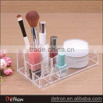 Lip clear acrylic make up display stands