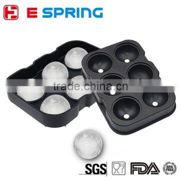 6 Balls Foldable SIlicone Ice Ball Mold Ice Ball Maker