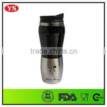 insulated plastic and stainless steel coffee mugs without handle