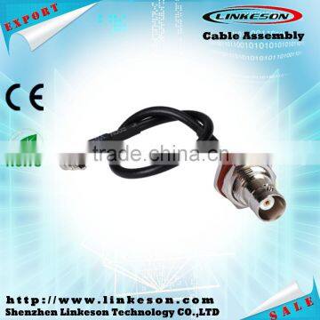 RF coaxial BNC Jack to CRC9 pigtail cable RG174