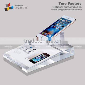 Apple iphone mobile phone base exhibition stand bracket transparent mobile base display holder