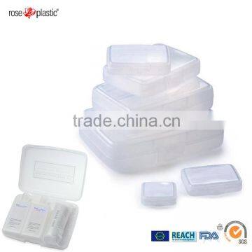 PP Transparent PVC Clear PE Colored Labelling or Printing Plastic Packaging Box for Implant Consumer Box CB
