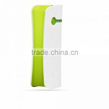 Universal power bank 5200mAh white slim portable mobile power bank with flash light