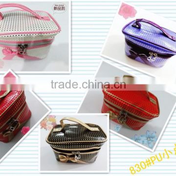 cutom promotional cosmetic bag pvc, clear cosmetic pvc bag