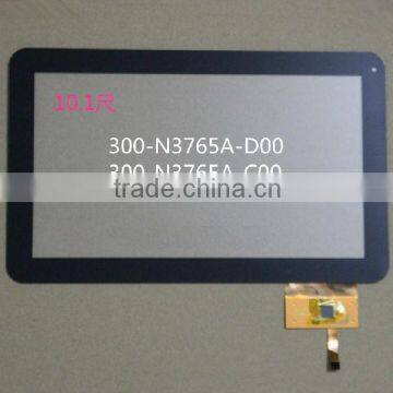 10.1" inch tablet PC Touch Screen Digitizer Panel DPT 300-N3765A-C00 300-N3765A-D00 12Pin Touch Screen Glass MID