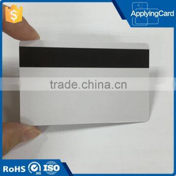 0.5inch Offest printing stripe blank pvc rfid smart magnetic card