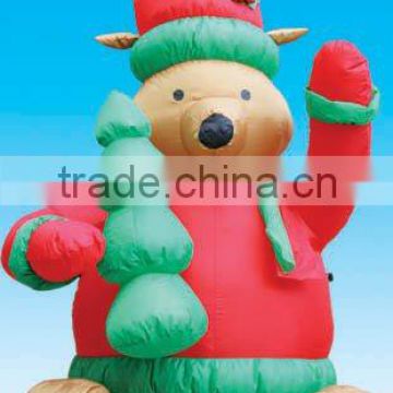 Inflatable bear decoration