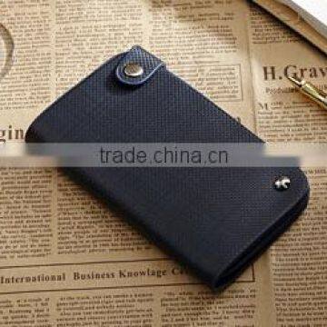 Best Quality Cow Hide Leather Practical Pocket Credit Card Case Holder photo-3