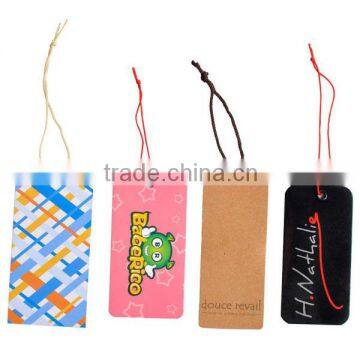 Color Tag with string, Tag with Rope,Paper Printing Tag