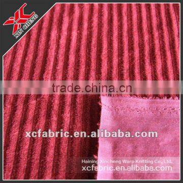 100% Polyester Warp Knitting New Style Corduroy Fabric For sofa