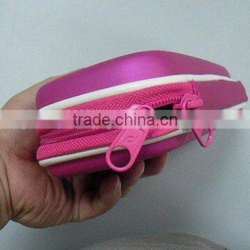 GC- Pink Leather Cover Embossed Logo Pressing Mould Eva Case for Pencil Case photo-2