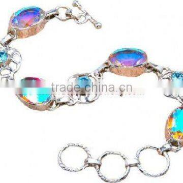 Genuine Gemstone 925 Sterling Silver Ring Handmade Jewelery Indian Jewellery RNCT1156-3 Bracelets