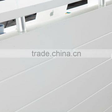 High End High Gloss Painting Modern White Office Reception Desk 2016 photo-4