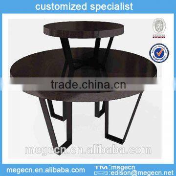 1500 Advertising Garment Round Wood Display Stand photo-2